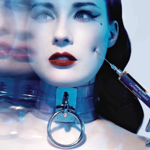 White metallic iridescent rainbow choker necklace bondage rave gothic dollbaby - Picture 2 of 2